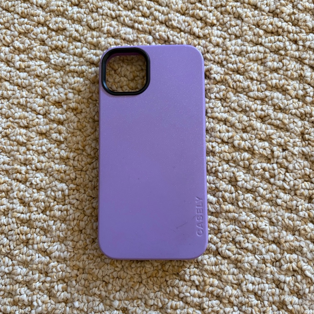 ✨FREE WITH PURCHASE✨ Casely iPhone 14 Plus Lavender Waves Bold Case with MagSafe